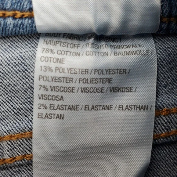 Denim & Co Canyon Retreat Pull On Slim Easy Stretch Denim Jean Womens 18WP - Picture 7 of 9